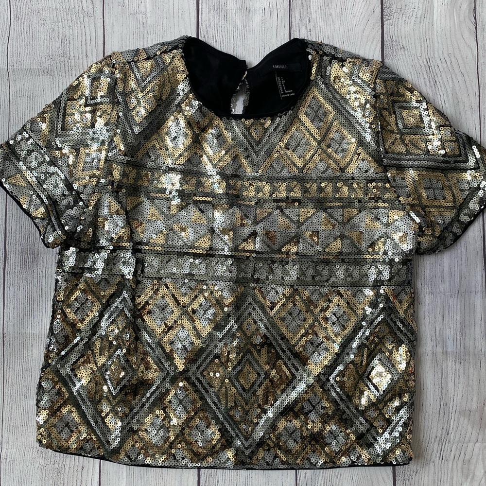 Forever 21 sequin tee